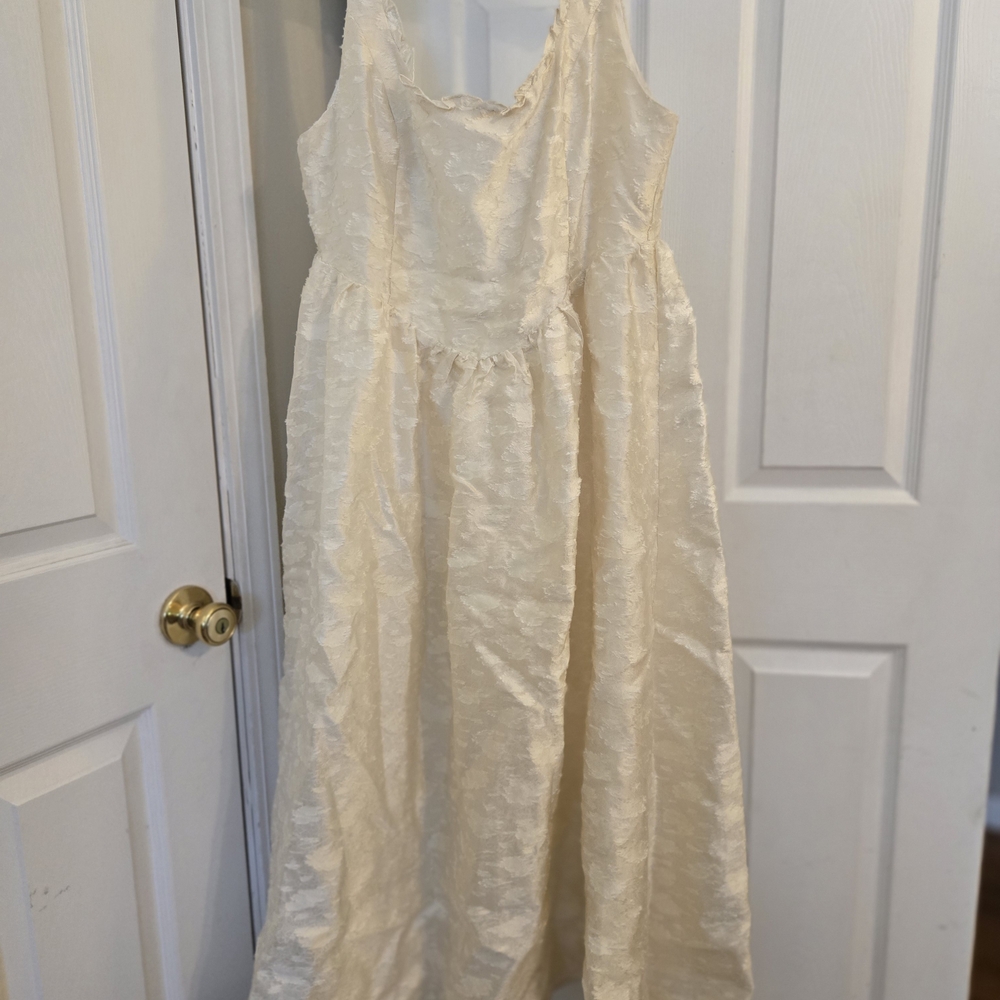 Lulu's Cream Formal Dress